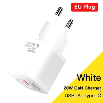 Зарядное устройство для Essager ECT20W-GMB02-Z Gemi 20W Travel Charger A+C Wall Charger
