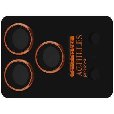 Захисне скло для смартфону Proove для камери Achilles Full Metal iPhone 17 Pro cosmic orange (CPPAFM17P030)