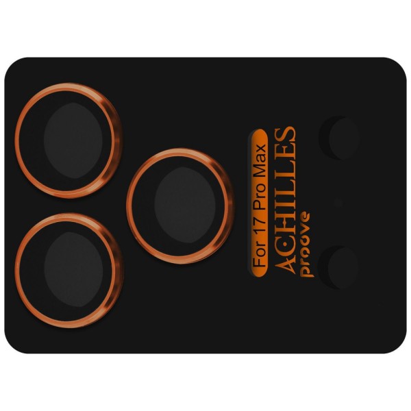 Захисне скло для смартфону Proove для камери Achilles Full Metal iPhone 17 Pro cosmic orange (CPPAFM17P030)
