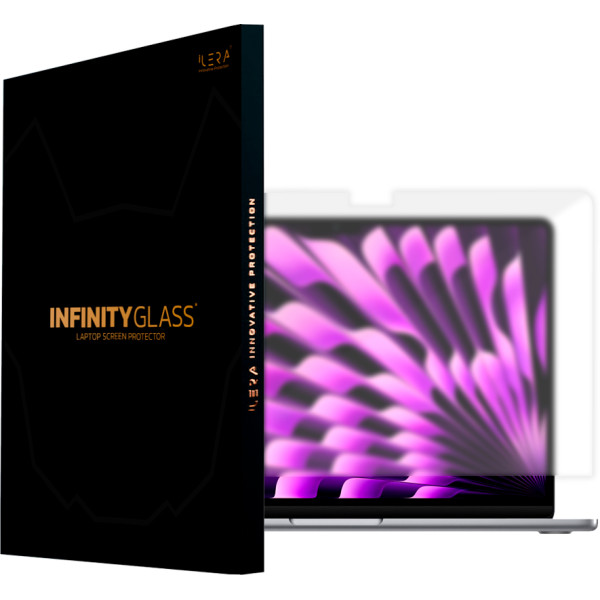 Захисне скло для ноутбука ILera Frosted Glass screen protector for MacBook Air 15 (iLFrGLMC2)