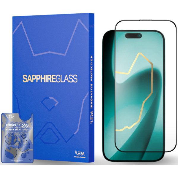 Захисне скло для смартфону ILera Sapphire Ultra Glass 2.0 for iPhone 17 Pro