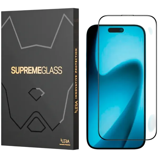 Захисне скло ILera DeLuxe Original Glass 2.0 for iPhone 17 Pro Max (iLFCDL17PrMx)