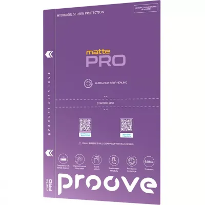 Защитная гидрогелевая пленка Proove Hydrogel Screen Protection PRO Matte