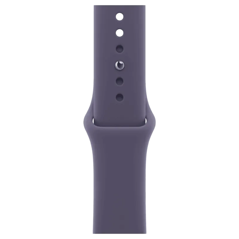 Apple Watch Series 11 GPS 46mm Silver Aluminium Case with Purple Fog Sport Band - M/L (MEVA4)