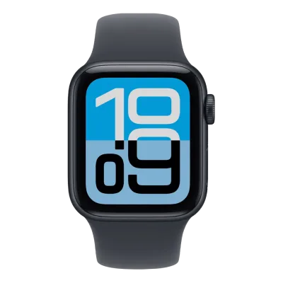 Apple Watch SE 3 GPS 40mm Midnight Aluminium Case with Midnight Sport Band - S/M (MEH94)