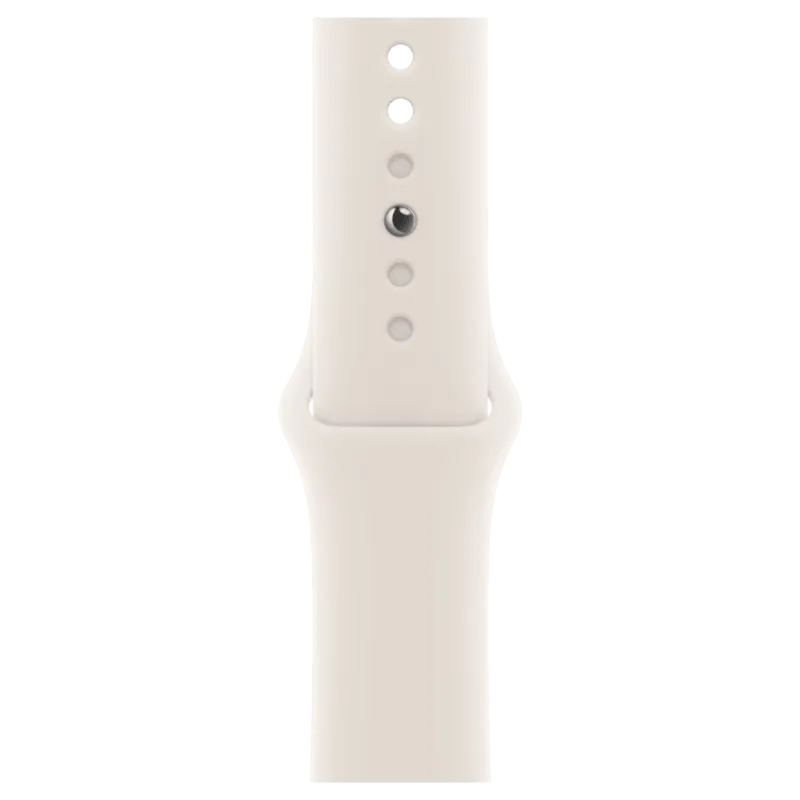 Apple Watch SE 3 GPS 40mm Starlight Aluminium Case with Starlight Sport Band - S/M (MEH34)