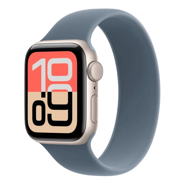 Apple Watch SE 3 GPS + Cellular 40mm Starlight Aluminium Case with Starlight Sport Band - S/M (MEP64)