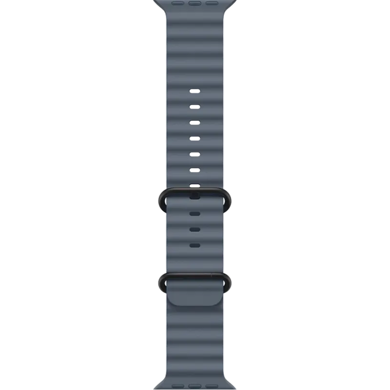 Apple Watch Ultra 3 GPS + Cellular 49mm Black Titanium Case with Anchor Blue Ocean Band (MF254+MGCJ4)