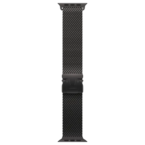 Apple Watch Ultra 3 GPS + Cellular 49mm Black Titanium Case with Black Titanium Milanese Loop - Small (MF1N4)