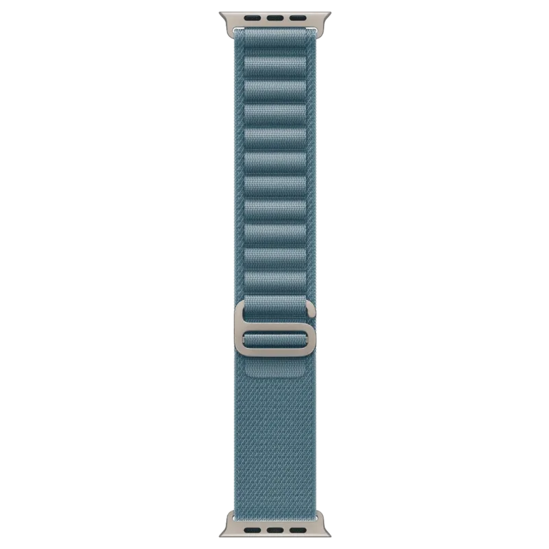 Apple Watch Ultra 3 GPS + Cellular 49 мм с корпусом из натурального титана и светло-голубой ремешком Alpine Loop — большой размер (MEWP4)