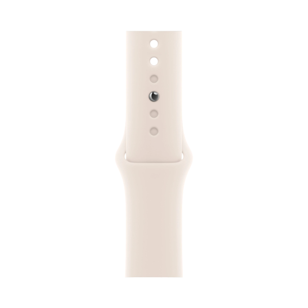 Apple Watch SE 2 2024, 40 мм, корпус из алюминия цвета «Starlight» с ремешком Starlight Sport размера S/M (MXEF3)