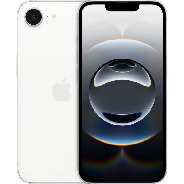 iPhone 16e 128GB White Nano-SIM + eSim (MD1R4)