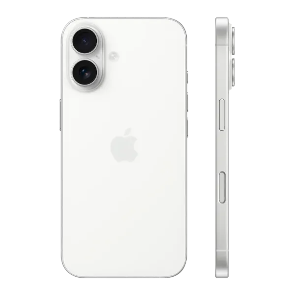 iPhone 16 128 ГБ, белый (MYE93)