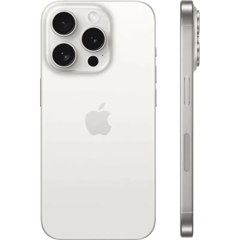 Б/В Apple iPhone 15 Pro 128GB White Titanium Nano-SIM + eSim (Ідеал)