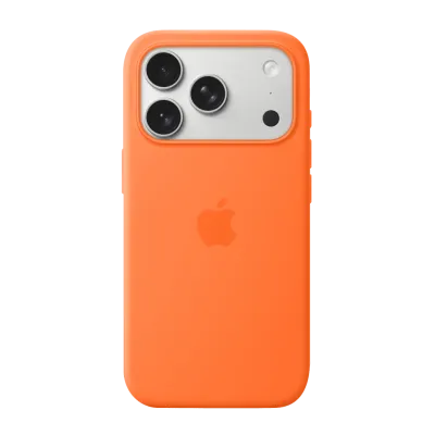 Чохол iPhone 17 Pro Silicone Case with MagSafe – Orange (MGFE4ZM)