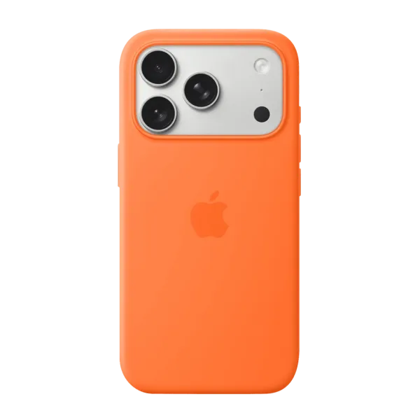 Чохол iPhone 17 Pro Silicone Case with MagSafe – Orange (MGFE4ZM)