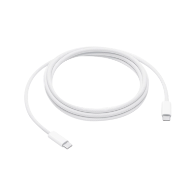Кабель Apple USB-C Woven Charge Cable 60W (1m) White (MQKJ3)