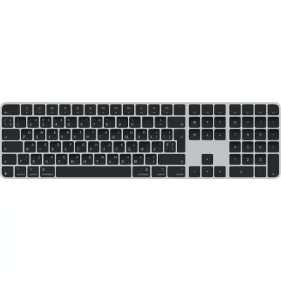 Клавіатура Apple Magic Keyboard with Touch ID and Numeric Keypad Black (MXK83)