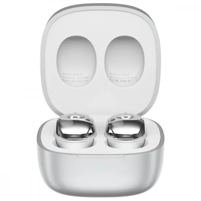 Навушники вкладиші бездротові TWS APP Proove Charm silver (TWCH0001AP06)