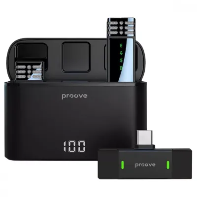 Бездротовий петличний мікрофон Proove Record Lightning