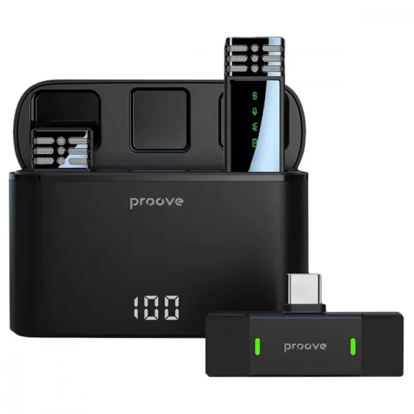 Бездротовий петличний мікрофон Proove Record Lightning