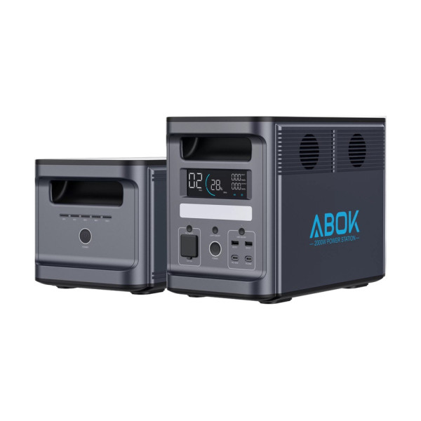 Зарядна станція ABOK ARK2000 2000W 1536Wh + Дод. бат. ABOK ARK2000 1536Wh