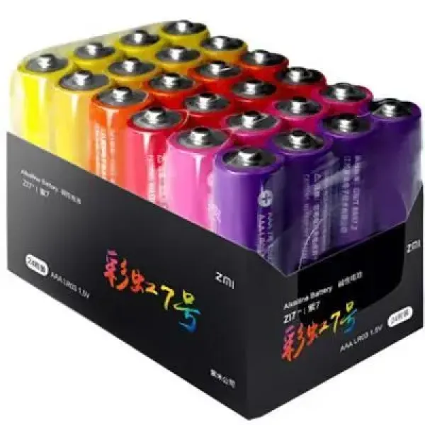 Набір батарейок Xiaomi ZMI Rainbow AA Alkaline Batteries (24шт)