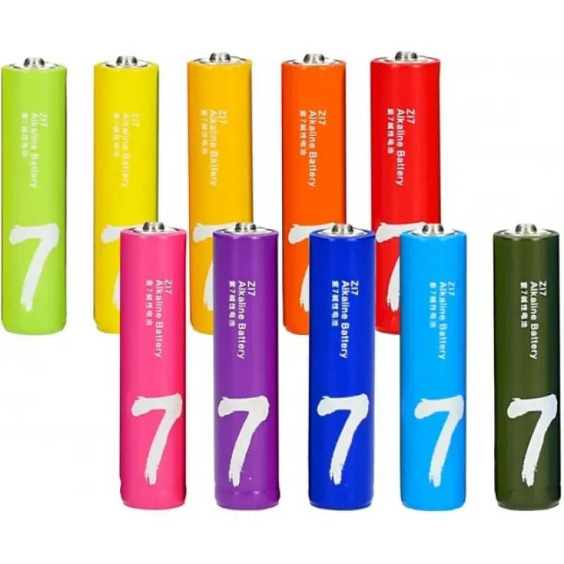 Набір батарейок Xiaomi ZMI Rainbow AA Alkaline Batteries (10шт)