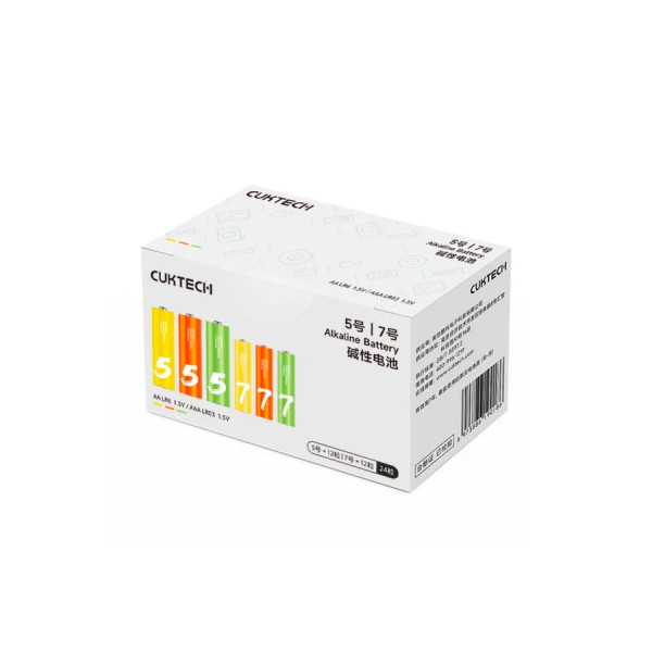Батарейки набір 24шт CUKTECH Rainbow AA/AAA Alkaline (53918)