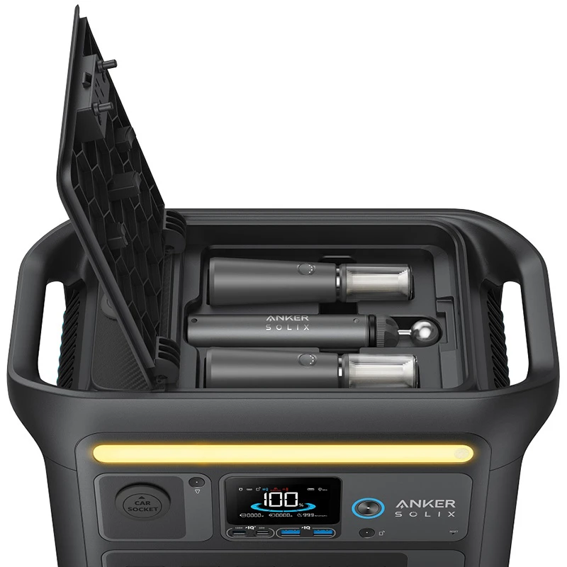 Зарядна станція Anker SOLIX C800X 768Wh 1200W (A1755311)