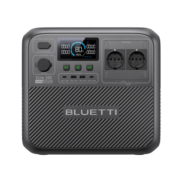 Зарядна станція Bluetti Elite 200 V2, 2600 Вт, 2073 Вт*год