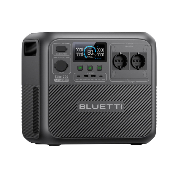 Зарядна станція Bluetti Elite 200 V2, 2600 Вт, 2073 Вт*год