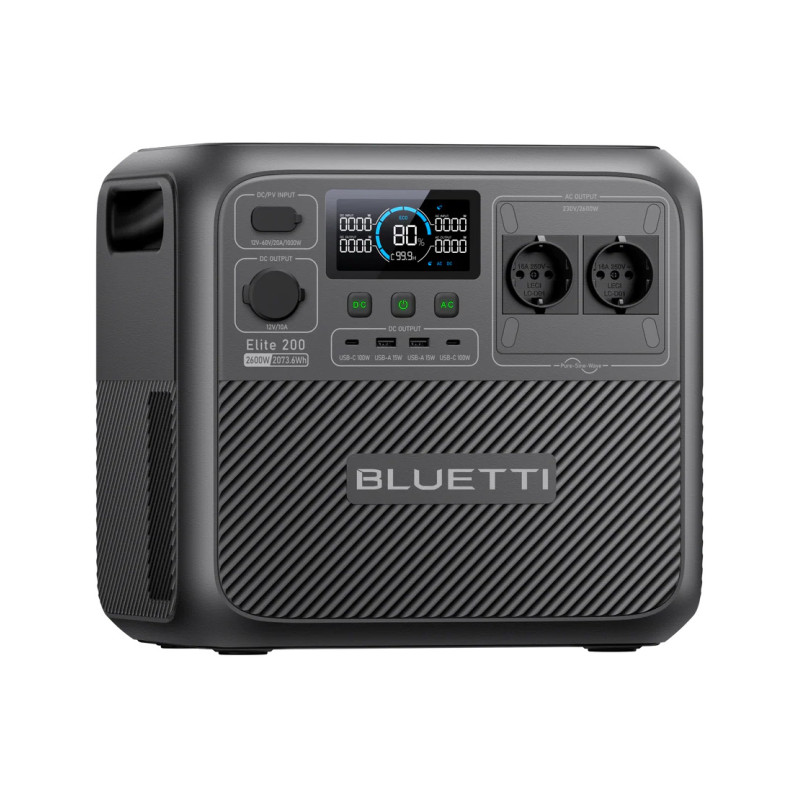 Зарядна станція Bluetti Elite 200 V2, 2600 Вт, 2073 Вт*год