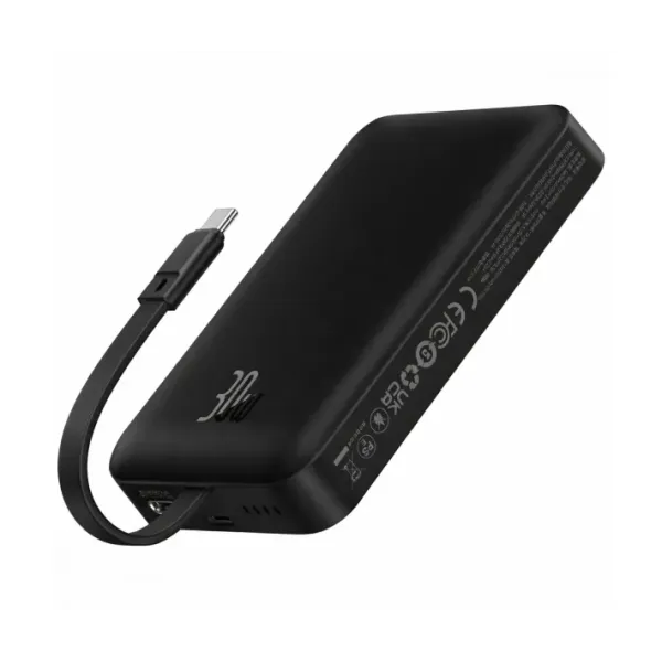 Портативна батарея PowerBank Baseus Magnetic Mini 10000mAh 30W Black (P1002210B113-00)