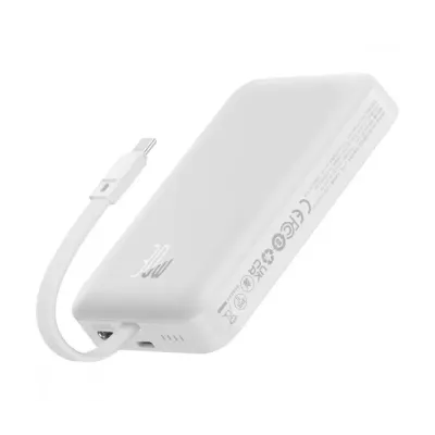 Портативна батарея PowerBank Baseus Magnetic Mini 10000mAh 30W Білий (P1002210B223-00)