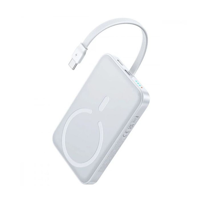 Портативна батарея PowerBank Baseus EnerFill FM11 with Built-in Type-C Cable 10000mAh 30W E0028905 White