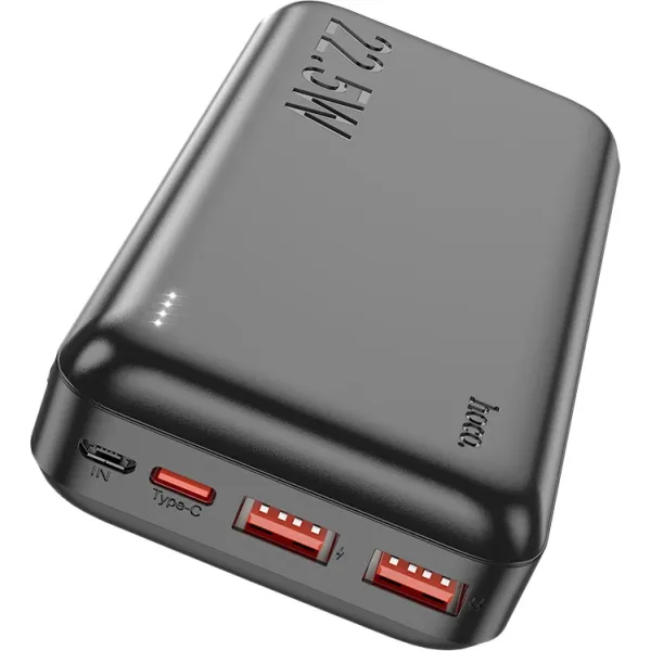Портативный аккумулятор HOCO J101B Astute 22,5 Вт 30 000 мАч, черный (39171black)