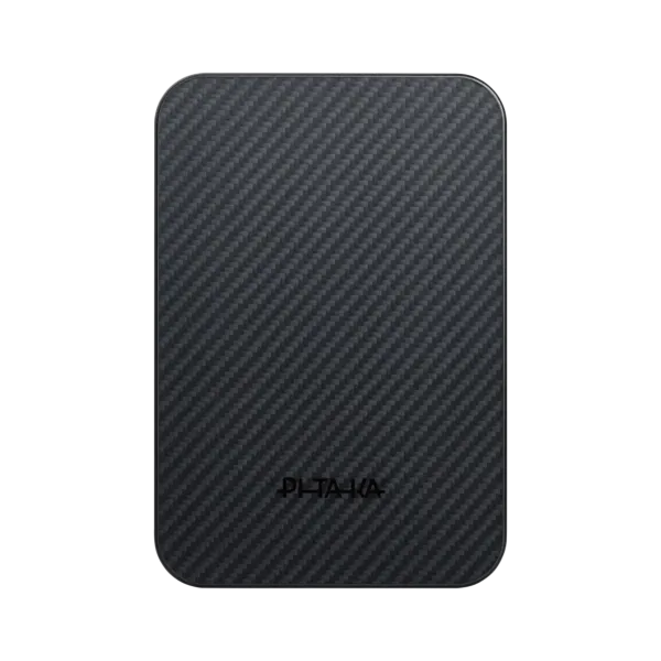 Портативна батарея Pitaka Aramid Fiber Magnetic Power Bank Qi2 10000mAh - Black/Grey (PBQ2501)