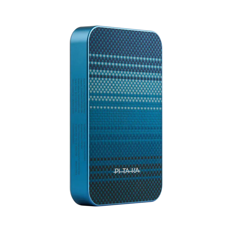 Портативна батарея Pitaka Aramid Fiber Magnetic Power Bank Qi2 10000mAh - Moonrise (PBQ2503)