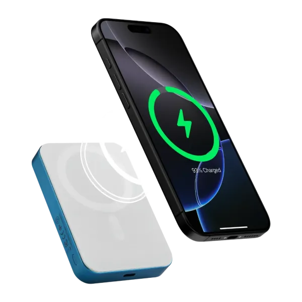 Портативный аккумулятор Pitaka Aramid Fiber Magnetic Power Bank Qi2 10000 мАч — Moonrise (PBQ2503)