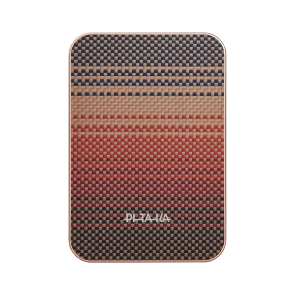 Портативна батарея Pitaka Aramid Fiber Magnetic Power Bank Qi2 10000mAh - Sunset (PBQ2502)