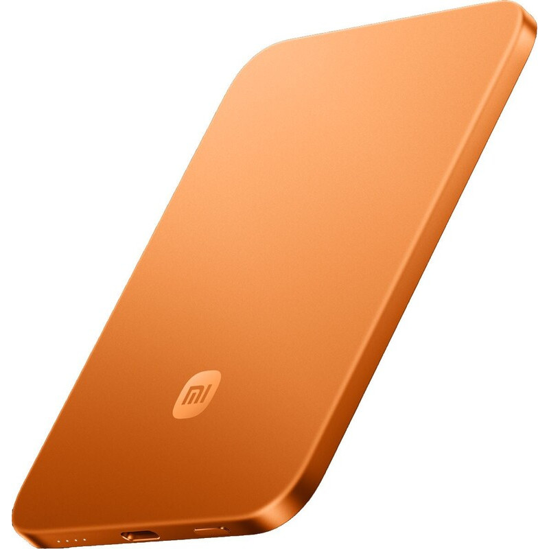 Портативна батарея Xiaomi UltraThin Magnetic 5000mAh 15W Magnetic Wireless Orange (BHR0975GL)