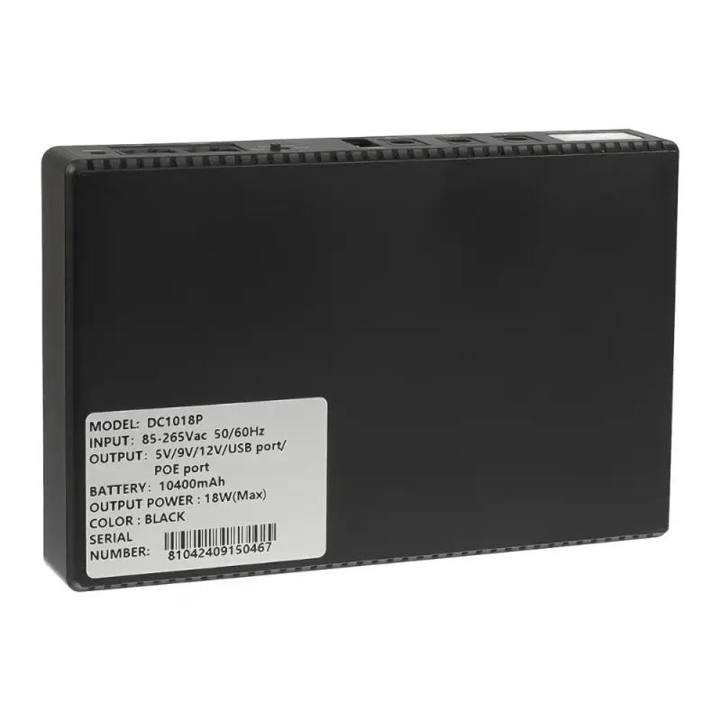 Джерело безперебійного живлення UPS  DC1018P 18W 10400mAh
