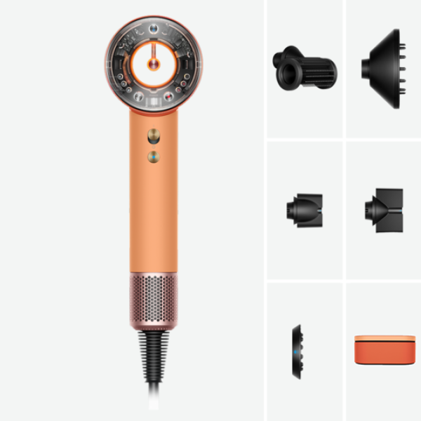 Фен Dyson Supersonic Nural HD16 Ceramic Apricot/Topaz + Box (176964-01)