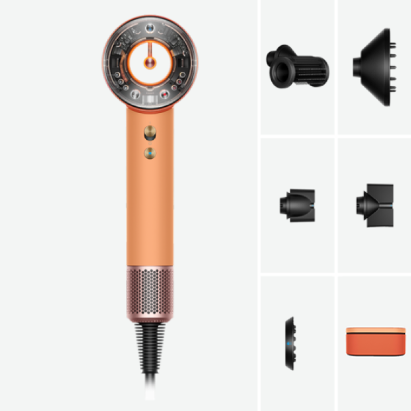 Фен Dyson Supersonic Nural HD16 Ceramic Apricot/Topaz + Box (176964-01)