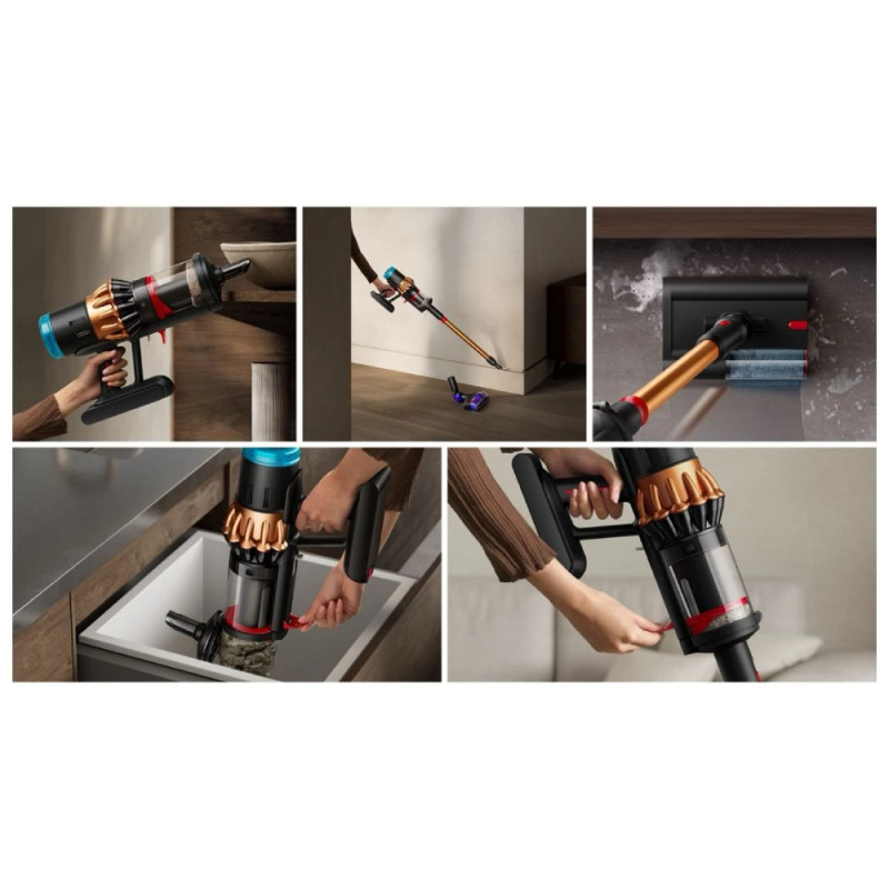 Пилосос ручний бездротовий Dyson V16 Piston Animal Matte Black/Copper (492963-01)