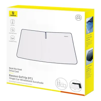 Солнцезащитная шторка автомобильная Baseus GoTrip DT1 Single Car Windshield Sunshade 80х150 см Black