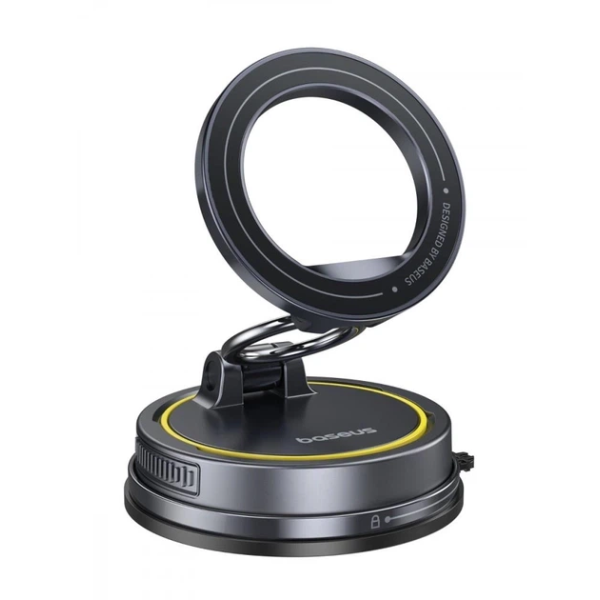 Тримач BASEUS VC2 Flex Magnetic Car Mount Suction Cup Veersion Black (C0013803)