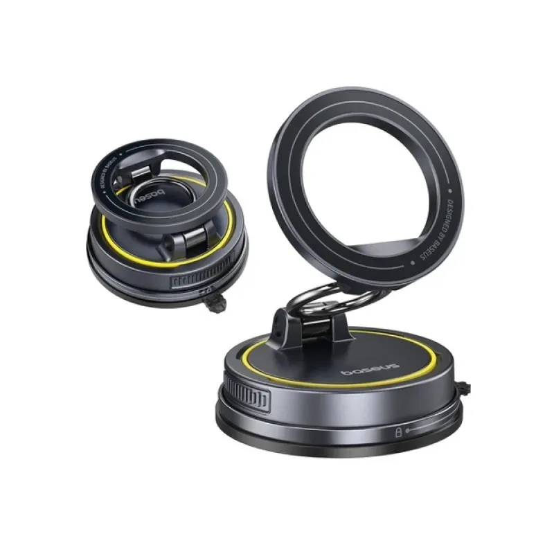 Держатель BASEUS VC2 Flex Magnetic Car Mount Suction Cup Veersion Black (C0013803)
