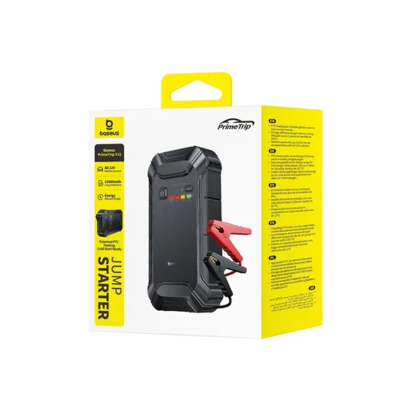 Автомобильное пуско-зарядное устройство для Baseus PrimeTrip VJ1 Jump Starter 12000mAh (C0119400)
